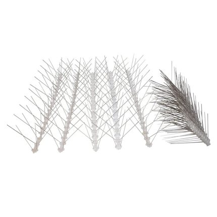 Bird spikes, Pigeon repellent spikes, deterrent for birds, crows, seagulls and flying pests, 5 Meters
